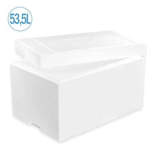 Thermobox Styroporbox 11,4 Liter Kühlbox Versandbehälter für Essen,  Getränke, Medikamente - Styropor aus EPS - wiederverwendbare Isolierbox